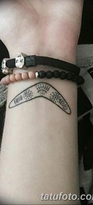 фото тату бумеранг от 10.12.2017 №005 — boomerang tattoo — tatufoto.com