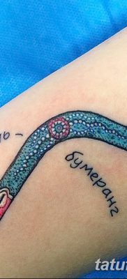 фото тату бумеранг от 10.12.2017 №008 — boomerang tattoo — tatufoto.com