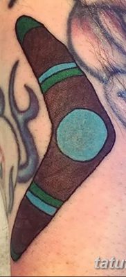 фото тату бумеранг от 10.12.2017 №019 — boomerang tattoo — tatufoto.com