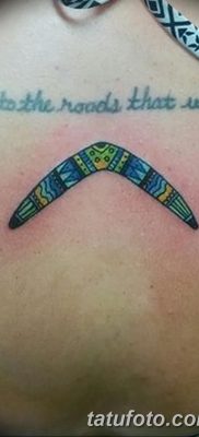 фото тату бумеранг от 10.12.2017 №026 — boomerang tattoo — tatufoto.com