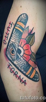 фото тату бумеранг от 10.12.2017 №036 — boomerang tattoo — tatufoto.com