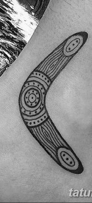 фото тату бумеранг от 10.12.2017 №038 — boomerang tattoo — tatufoto.com