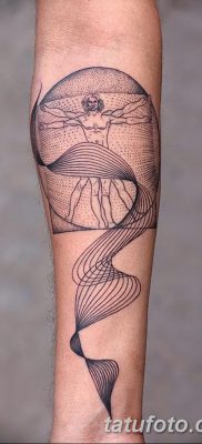 фото тату витрувианский человек от 07.12.2017 №032 — Vitruvian man tattoo — tatufoto.com