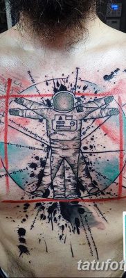 фото тату витрувианский человек от 07.12.2017 №042 — Vitruvian man tattoo — tatufoto.com