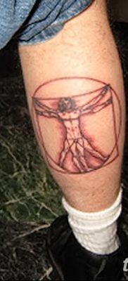 фото тату витрувианский человек от 07.12.2017 №142 — Vitruvian man tattoo — tatufoto.com