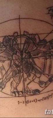 фото тату витрувианский человек от 07.12.2017 №145 — Vitruvian man tattoo — tatufoto.com
