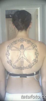фото тату витрувианский человек от 07.12.2017 №164 — Vitruvian man tattoo — tatufoto.com