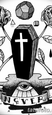 фото тату гроб от 21.12.2017 №039 — Coffin Tattoo — tatufoto.com
