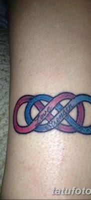 фото тату двойная бесконечность от 09.12.2017 №006 — tattoo double infinity — tatufoto.com