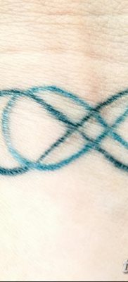 фото тату двойная бесконечность от 09.12.2017 №013 — tattoo double infinity — tatufoto.com