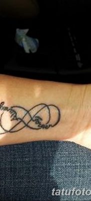 фото тату двойная бесконечность от 09.12.2017 №014 — tattoo double infinity — tatufoto.com