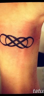 фото тату двойная бесконечность от 09.12.2017 №017 — tattoo double infinity — tatufoto.com