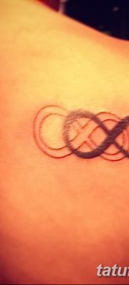 фото тату двойная бесконечность от 09.12.2017 №022 — tattoo double infinity — tatufoto.com