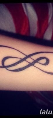 фото тату двойная бесконечность от 09.12.2017 №024 — tattoo double infinity — tatufoto.com