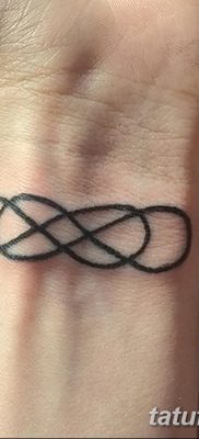 фото тату двойная бесконечность от 09.12.2017 №027 — tattoo double infinity — tatufoto.com