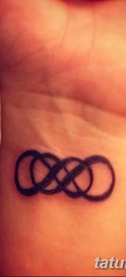 фото тату двойная бесконечность от 09.12.2017 №036 — tattoo double infinity — tatufoto.com