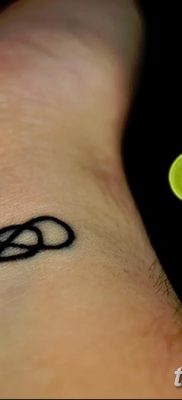 фото тату двойная бесконечность от 09.12.2017 №046 — tattoo double infinity — tatufoto.com