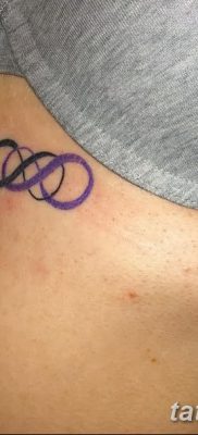 фото тату двойная бесконечность от 09.12.2017 №055 — tattoo double infinity — tatufoto.com