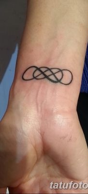 фото тату двойная бесконечность от 09.12.2017 №059 — tattoo double infinity — tatufoto.com