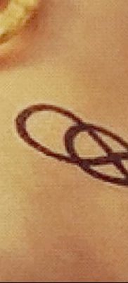 фото тату двойная бесконечность от 09.12.2017 №060 — tattoo double infinity — tatufoto.com