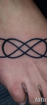 фото тату двойная бесконечность от 09.12.2017 №061 — tattoo double infinity — tatufoto.com