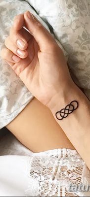 фото тату двойная бесконечность от 09.12.2017 №064 — tattoo double infinity — tatufoto.com