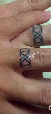 фото тату двойная бесконечность от 09.12.2017 №066 — tattoo double infinity — tatufoto.com