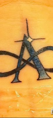 фото тату двойная бесконечность от 09.12.2017 №068 — tattoo double infinity — tatufoto.com