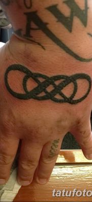 фото тату двойная бесконечность от 09.12.2017 №074 — tattoo double infinity — tatufoto.com