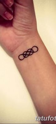 фото тату двойная бесконечность от 09.12.2017 №081 — tattoo double infinity — tatufoto.com
