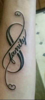 фото тату двойная бесконечность от 09.12.2017 №092 — tattoo double infinity — tatufoto.com