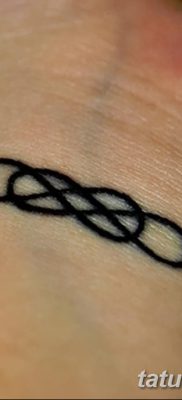 фото тату двойная бесконечность от 09.12.2017 №104 — tattoo double infinity — tatufoto.com