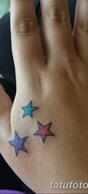 фото тату звездочки на руке от 21.12.2017 №008 — tattoo stars on hand — tatufoto.com