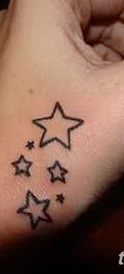 фото тату звездочки на руке от 21.12.2017 №012 — tattoo stars on hand — tatufoto.com