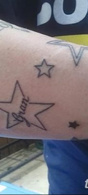 фото тату звездочки на руке от 21.12.2017 №064 — tattoo stars on hand — tatufoto.com
