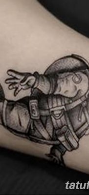 фото тату космонавт от 25.12.2017 №019 — cosmonaut tattoo — tatufoto.com