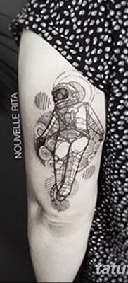 фото тату космонавт от 25.12.2017 №035 — cosmonaut tattoo — tatufoto.com