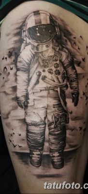 фото тату космонавт от 25.12.2017 №037 — cosmonaut tattoo — tatufoto.com