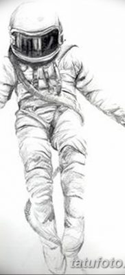 фото тату космонавт от 25.12.2017 №041 — cosmonaut tattoo — tatufoto.com 362343434