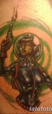 фото тату космонавт от 25.12.2017 №046 — cosmonaut tattoo — tatufoto.com