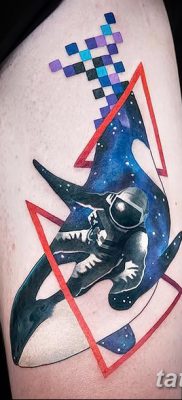 фото тату космонавт от 25.12.2017 №051 — cosmonaut tattoo — tatufoto.com
