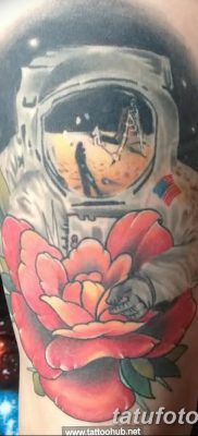 фото тату космонавт от 25.12.2017 №058 — cosmonaut tattoo — tatufoto.com