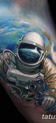 фото тату космонавт от 25.12.2017 №089 — cosmonaut tattoo — tatufoto.com