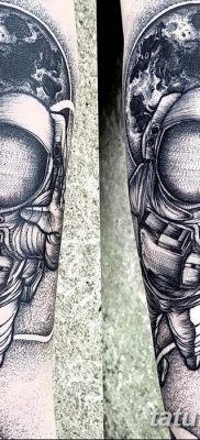 фото тату космонавт от 25.12.2017 №090 — cosmonaut tattoo — tatufoto.com