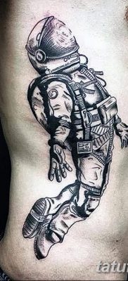фото тату космонавт от 25.12.2017 №093 — cosmonaut tattoo — tatufoto.com