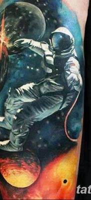 фото тату космонавт от 25.12.2017 №106 — cosmonaut tattoo — tatufoto.com
