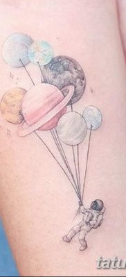 фото тату космонавт от 25.12.2017 №120 — cosmonaut tattoo — tatufoto.com