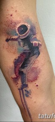 фото тату космонавт от 25.12.2017 №122 — cosmonaut tattoo — tatufoto.com
