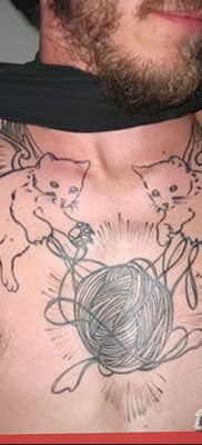 фото тату котенок от 22.12.2017 №020 — tattoo kitten — tatufoto.com