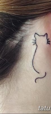 фото тату котенок от 22.12.2017 №063 — tattoo kitten — tatufoto.com